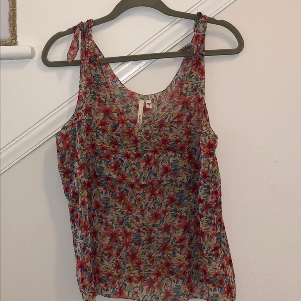 Sheer tank blouse
